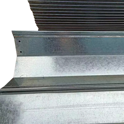 Rain Gutters Greenhouse Metal Frame Parts Galvanized Steel For Poly Tunnel Geenhouse