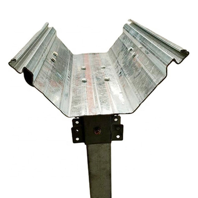 Rain Gutters Greenhouse Metal Frame Parts Galvanized Steel For Poly Tunnel Geenhouse