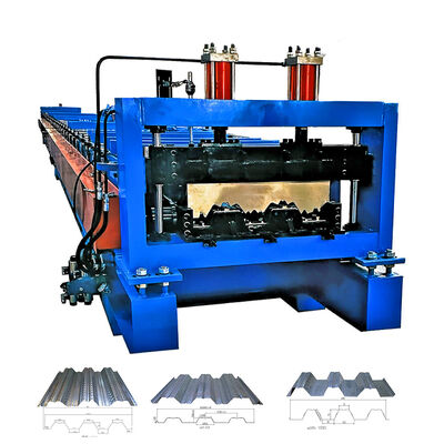 Double Layer Floor Deck Roll Forming Machine with Hydraulic Cutting and 6-8m/min Speed for Corrugated Roof Panels