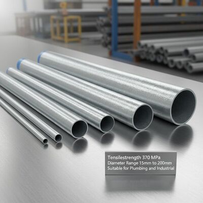 Diameter Range 15mm To 200mm Pre Galvanized Square Tubing For Plumbing And Industrial